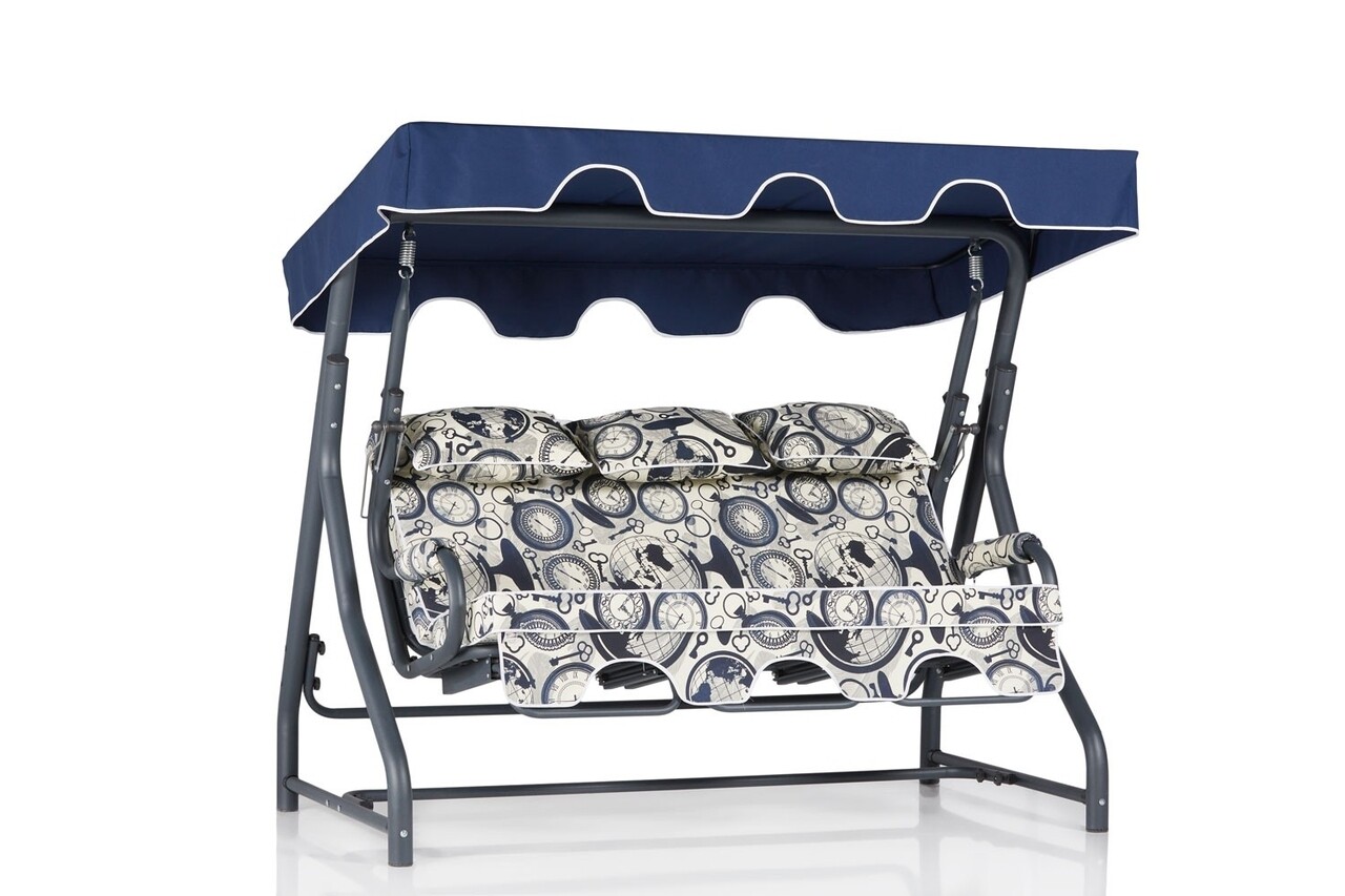 Balansoar Salvia-2, Clara, 3 locuri, multicolor - imagine 5